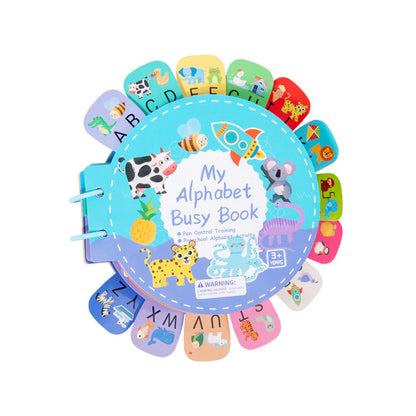 Alphabet Tracing Busy Book | Smart Learning Through Play | Improve Handwriting & Concentration | Ages 3+