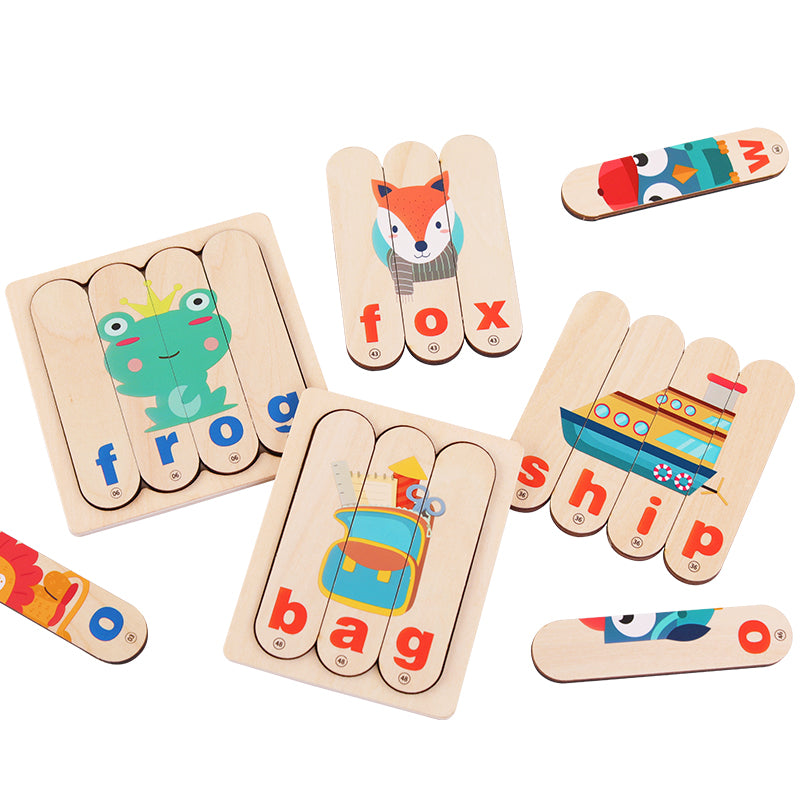 Spelling Word Game Puzzle [Letter Matching Toy for Kids]