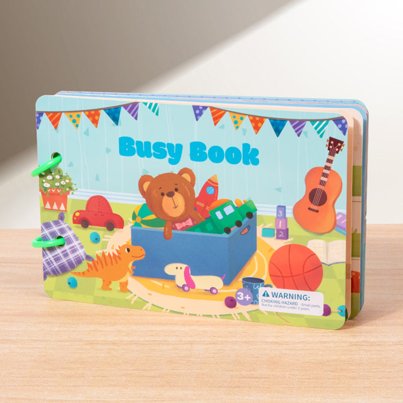 Busy Book for Kids [Early Learning & Educational Picture Book]