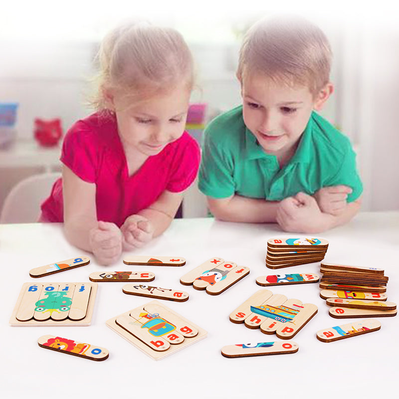 Spelling Word Game Puzzle [Letter Matching Toy for Kids]