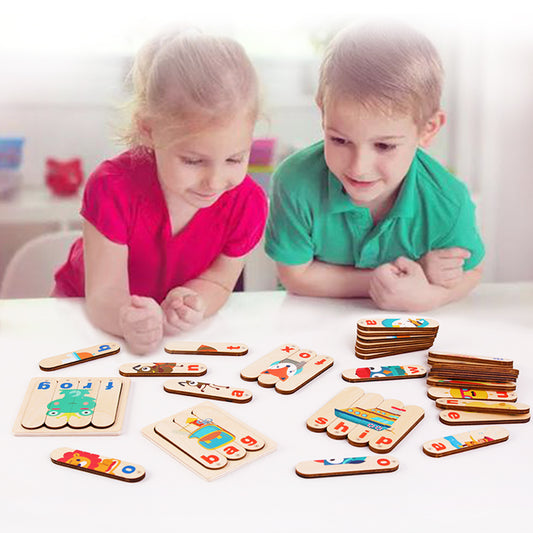 Spelling Word Game Puzzle [Letter Matching Toy for Kids]