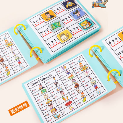 Phonics Quiet Book [Early Learning Educational Toy for Kids]