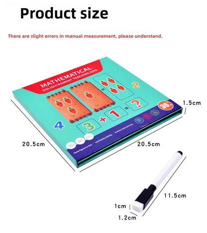 Magnetic Math & Literacy Learning Puzzle Set – Interactive Early Education Kit